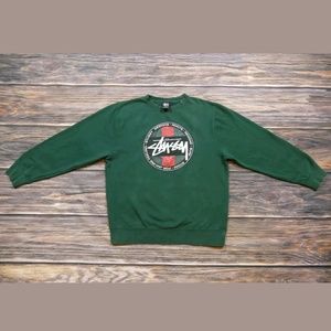 Stussy Roots Reggae Rhythm L/S Sweatshirt Medium